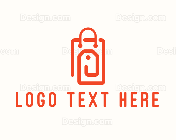 Shopping Bag Tag Logo