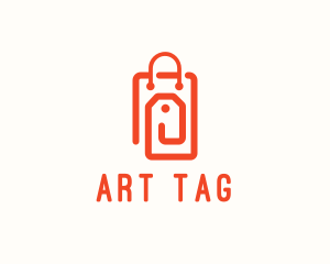 Shopping Bag Tag logo design