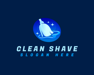 Cleaning Mop Sanitation logo design