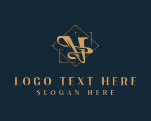 Luxury Boutique Letter V logo