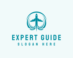 Airline Travel Plane  logo design