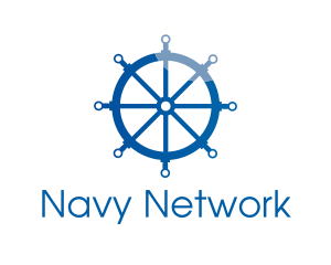 Blue Steering Wheel logo