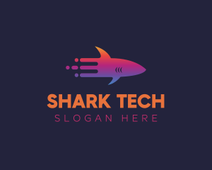 Fast Shark Gradient logo