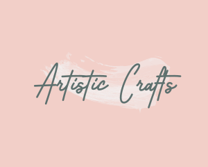 Elegant Artist Watercolor logo design