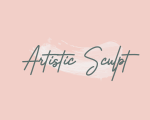 Elegant Artist Watercolor logo design