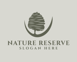 Eco Nature Tree logo design