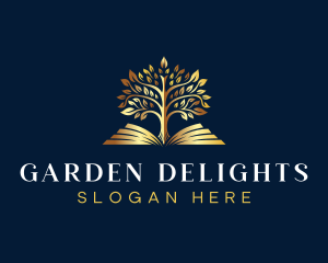 Elegant Tree Garden logo design