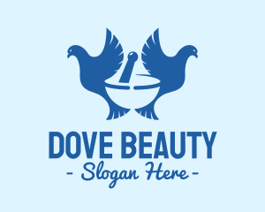 Mortar & Pestle Doves logo