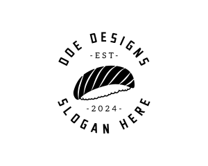 Japanese Sushi Sashimi logo design