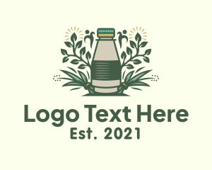 Natural Tea Bottle logo