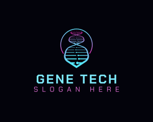 Biotech Genetic Laboratory logo design