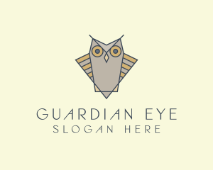 Owl Bird Aviary logo design