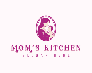 Child Mother Parenting logo design