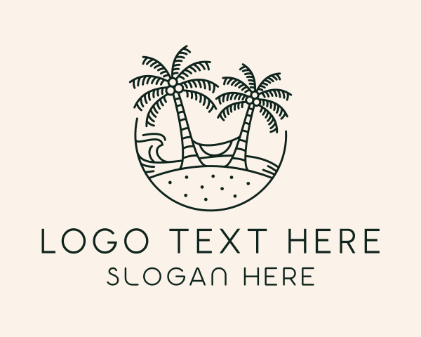 Tropical logo example 1