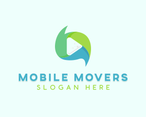 Modern Media Player logo design