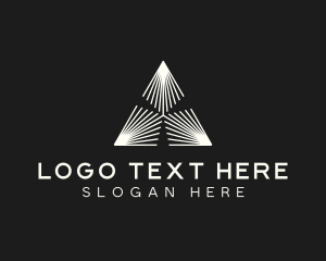 Industrial Geometric Pyramid logo