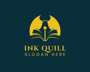 Publishing Quill Pen logo design