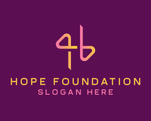 Ribbon Charity Foundation logo design