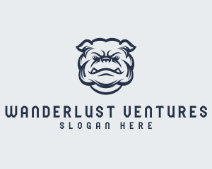 Tough Bulldog Animal Logo