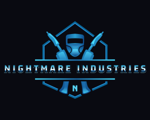 Industrial Welding Metalwork logo design