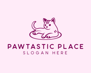 Cat Pet Grooming logo