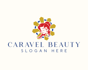 Filipina  Woman Beauty logo design