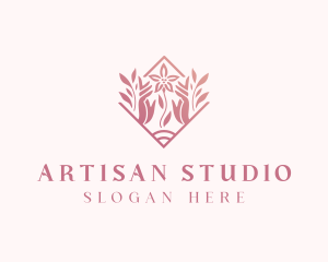 Floral Garden Spa logo design