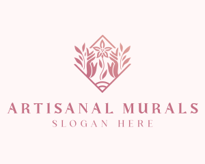 Floral Garden Spa logo design