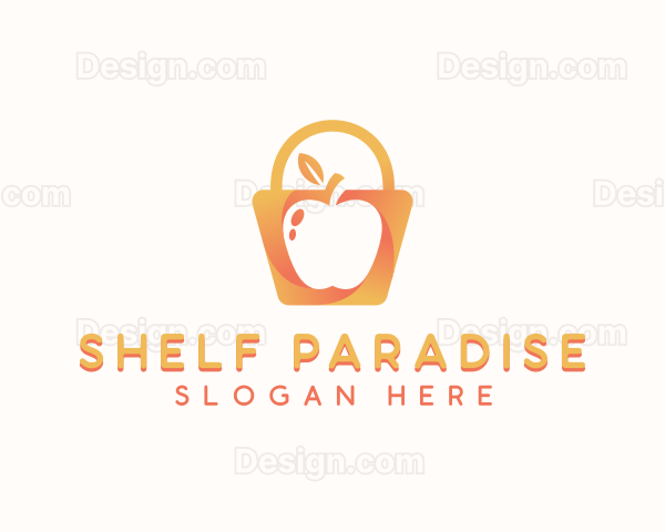 Apple Shopping Bag Logo