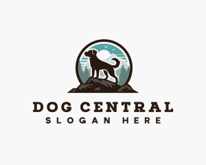 Mountain Dog Adventure logo design