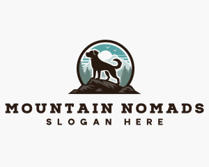 Mountain Dog Adventure logo design