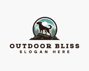 Mountain Dog Adventure logo design