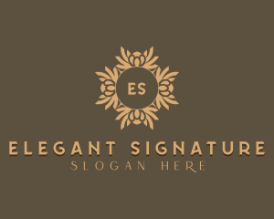 Elegant Flower Event logo design