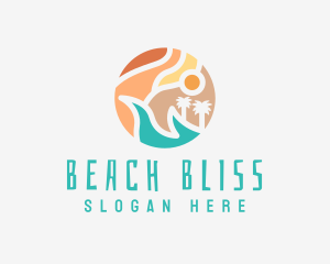 Island Beach Resort logo design