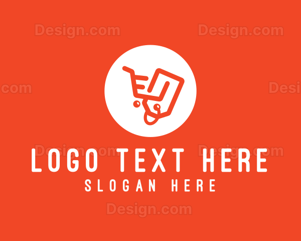 Shopping Cart Tag Logo