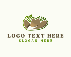 Leaf Cowboy Hat Logo