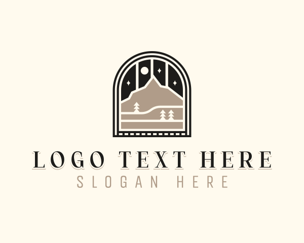 Hiking logo example 1