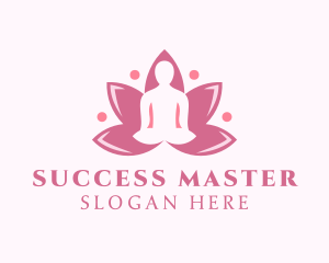 Pink Lotus Meditation  logo