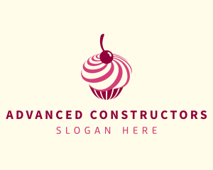 Delicious Cupcake Dessert logo design