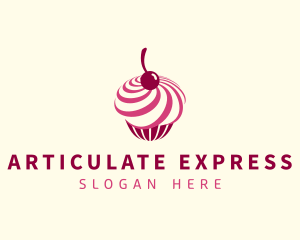 Delicious Cupcake Dessert logo design