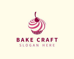 Delicious Cupcake Dessert logo design