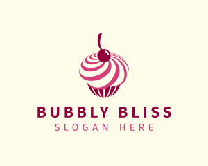 Delicious Cupcake Dessert logo design