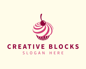 Delicious Cupcake Dessert logo design