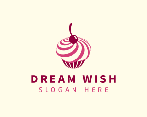 Delicious Cupcake Dessert logo design