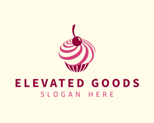 Delicious Cupcake Dessert logo design