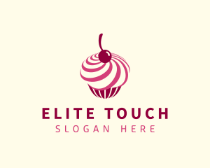 Delicious Cupcake Dessert logo design