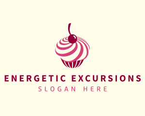 Delicious Cupcake Dessert logo design