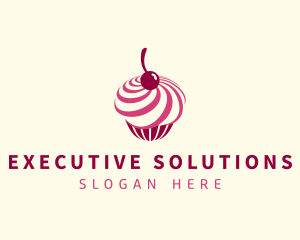 Delicious Cupcake Dessert logo design