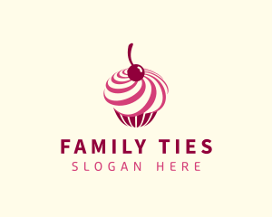 Delicious Cupcake Dessert logo design