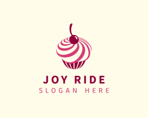 Delicious Cupcake Dessert logo design